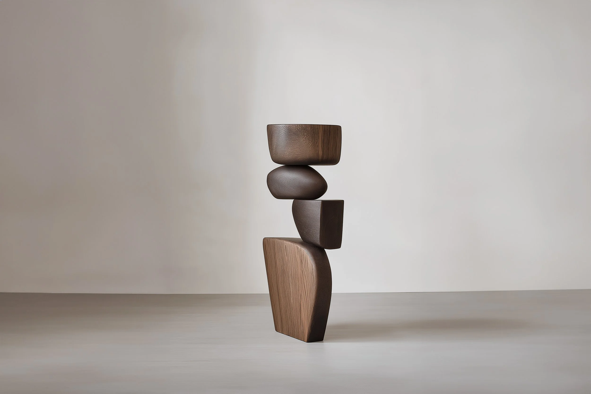 Handmade Abstract Art Lull No25 – Wooden Sculpture by NONO — NONO